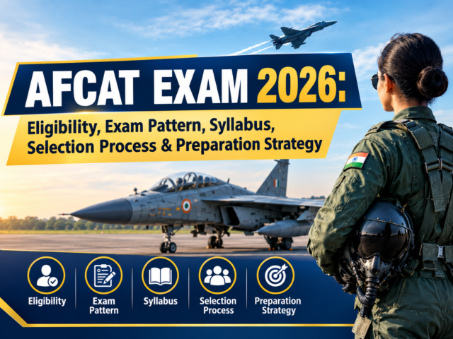 AFCAT Exam 2026: Eligibility, Exam Pattern, Syllabus, Selection Process & Preparation Strategy