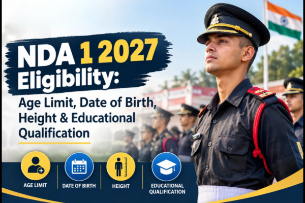 NDA 1 2027 Eligibility: Age Limit, Date of Birth, Height & Educational Qualification