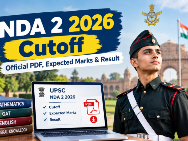 NDA 2 2026 Cutoff: Official PDF, Expected Marks & Result