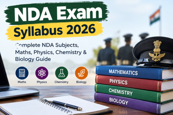 NDA Exam Syllabus 2026: Complete NDA Subjects, Maths, Physics, Chemistry & Biology Guide
